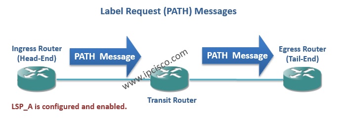 RSVP PATH Messages, RSVP Label Request Messages